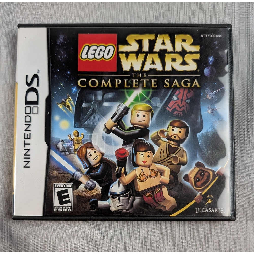 LEGO Star Wars The Complete Saga Nintendo DS Game CIB LucasArts - Tested